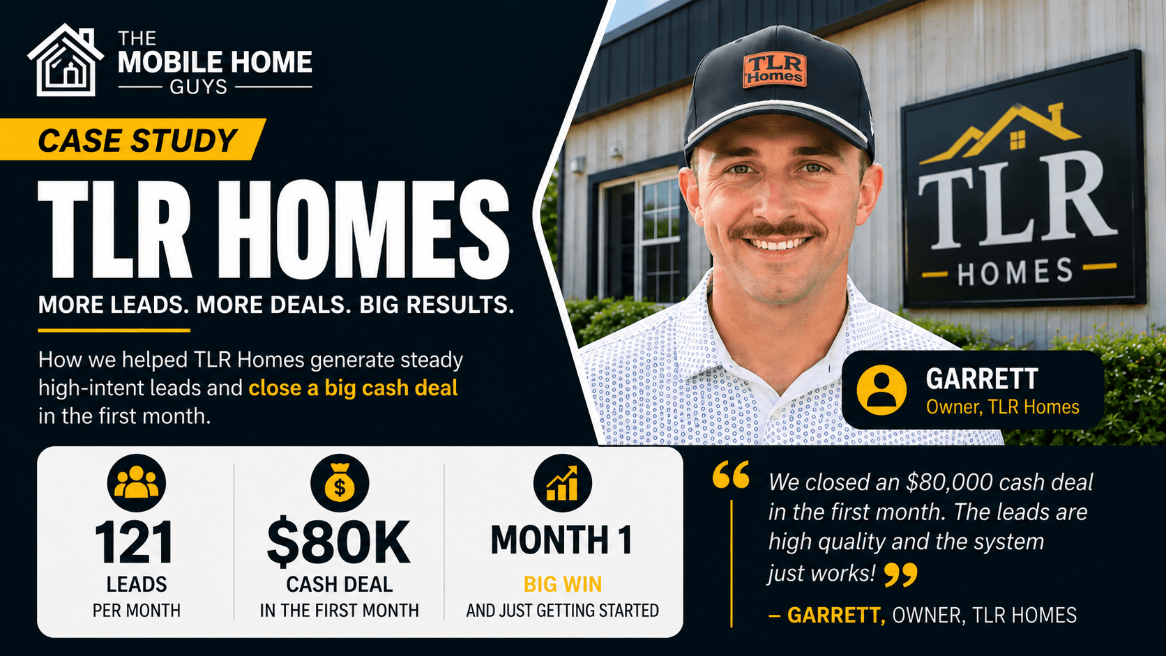 Garrett Bourque of TLR Homes